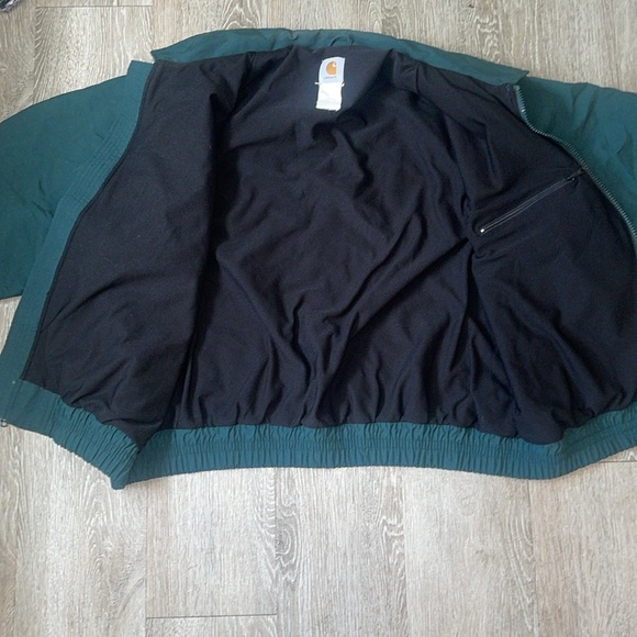 Carhartt mens bomber jacket dark teal size xl - Picture 4 of 8